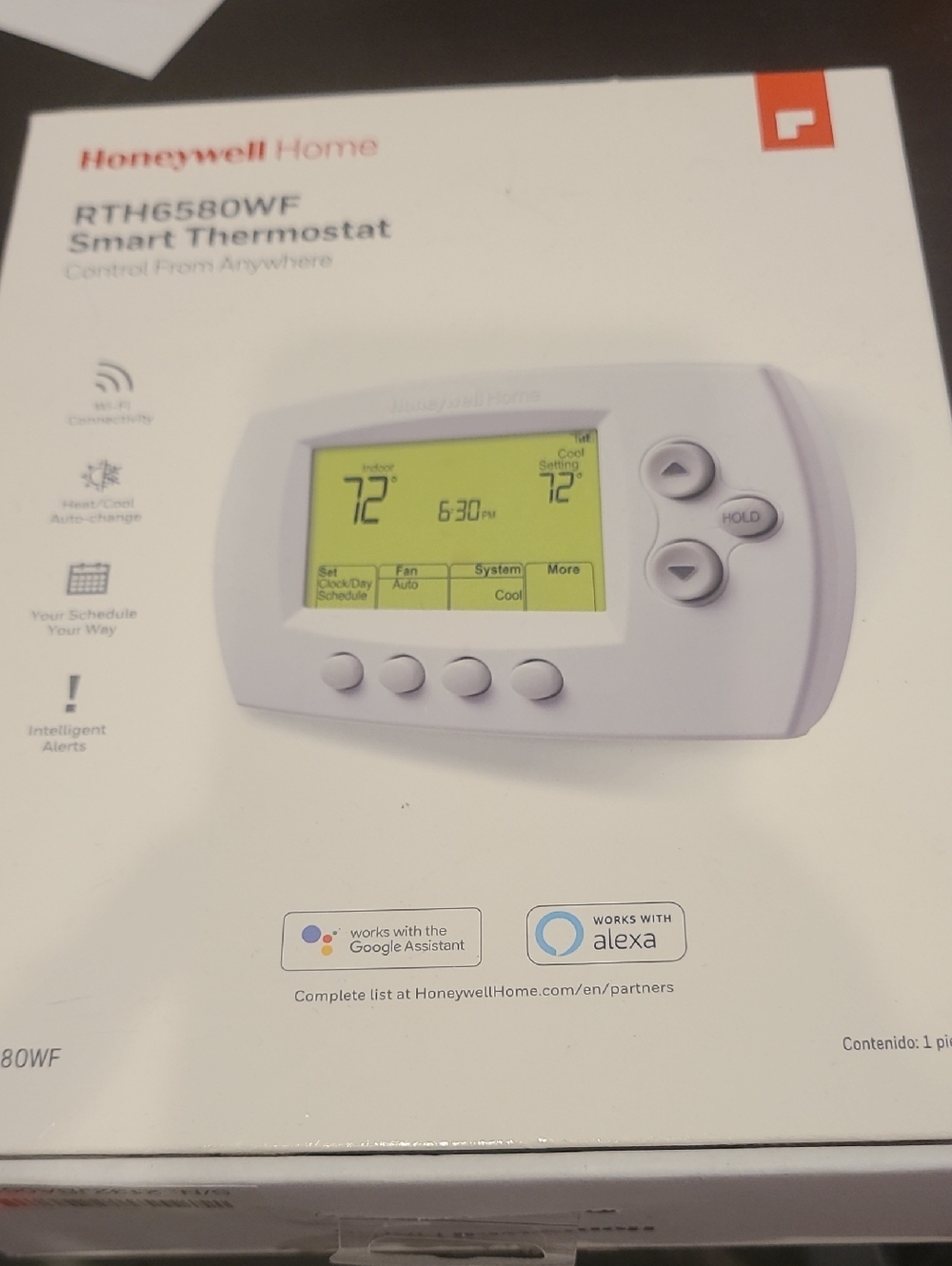 Honeywell Home RTH6580WF Wi-Fi Smart Thermostat. NEW
